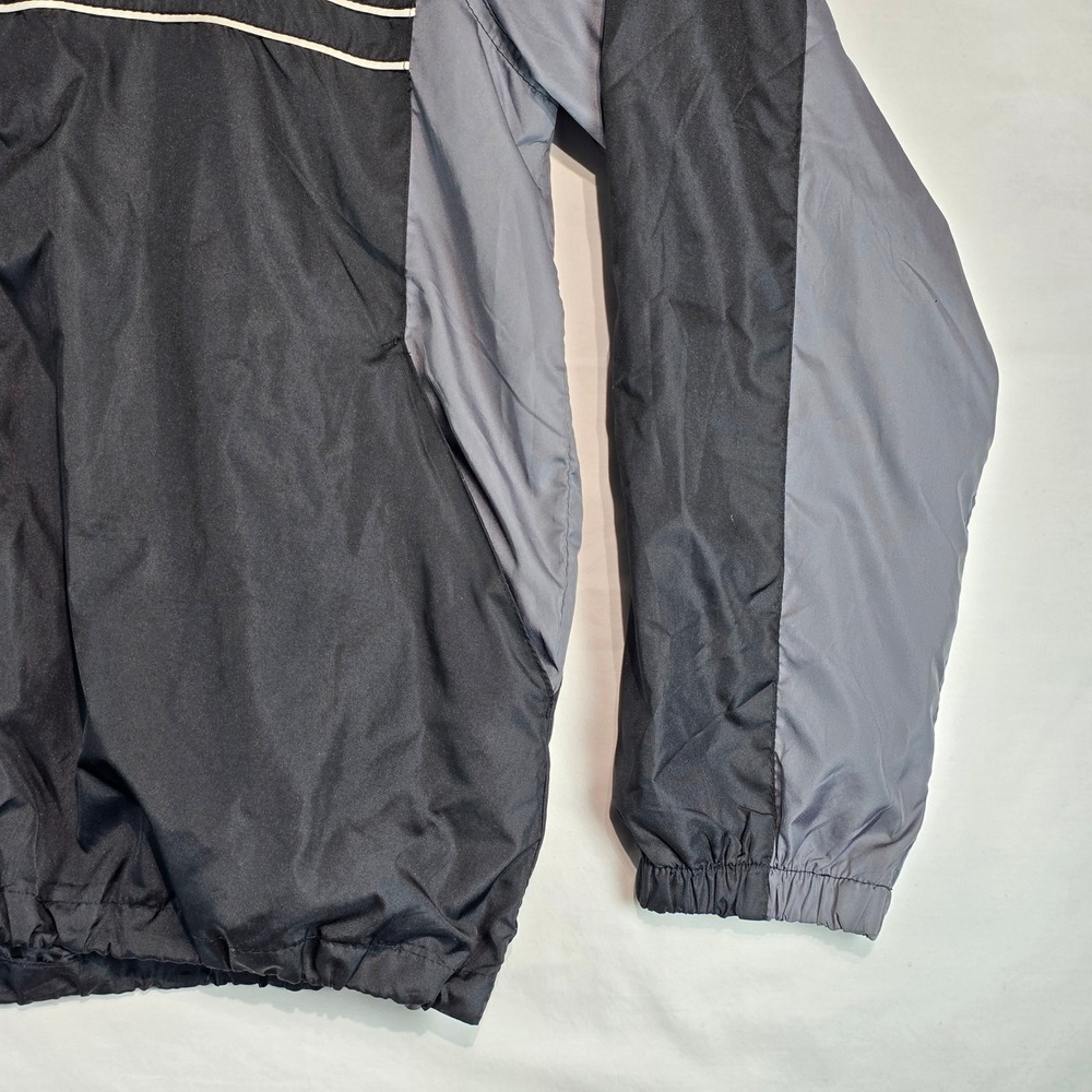 Reebok NFL Pittsburgh Steelers Windbreaker‎ Jacket Mens Large Black Full Zip SI - Picture 6 of 16